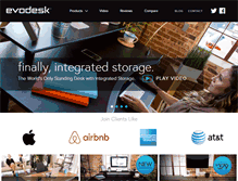 Tablet Screenshot of evodesk.com